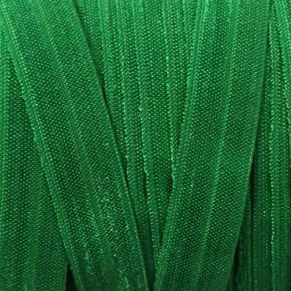 Green Fold Over Elastic, Kelly Green FOE Elastic NEW - Picture 3 of 3